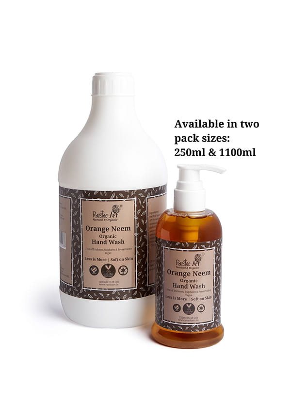 Organic Orange Neem Hand Wash – thumbnail 3