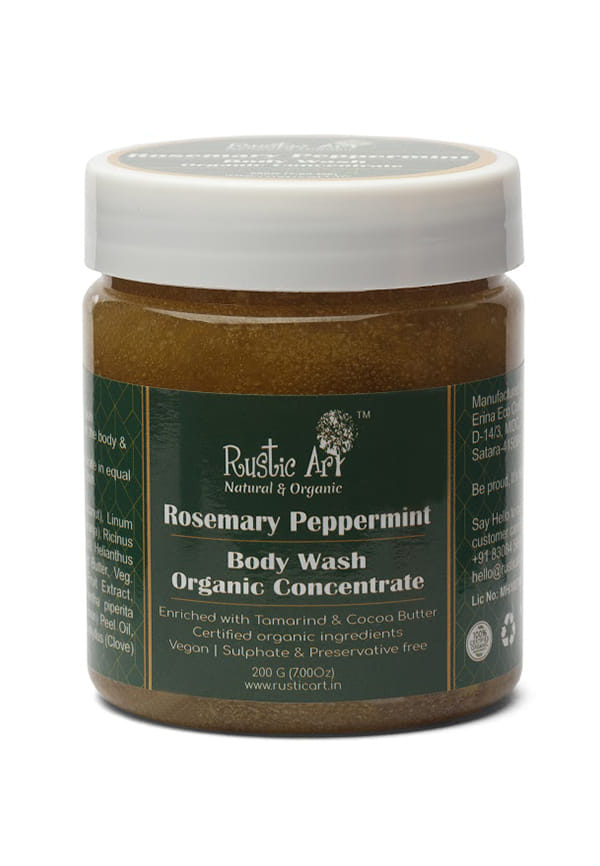 Organic Rosemary Peppermint Body Wash Concentrate Organic Rosemary Peppermint Body Wash Concentrate