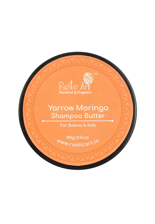 Organic Yarrow Moringa Shampoo Butter for Babies & Kids