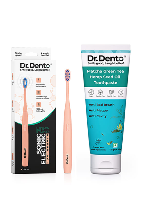 Neo Series Sonic Electric Toothbrush with Matcha Green Tea Toothpaste