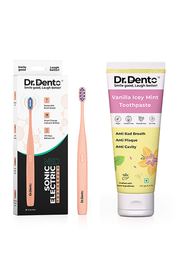Neo Series Sonic Electric Toothbrush with Vanilla Icey Mint Toothpaste