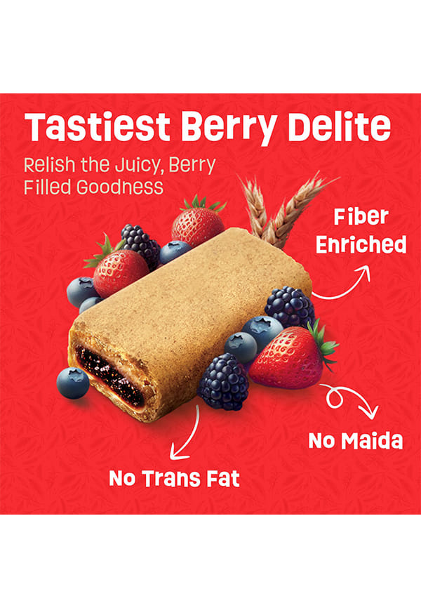 Wellness Berry Delite Fruit Filled Fiber Bar – thumbnail 3