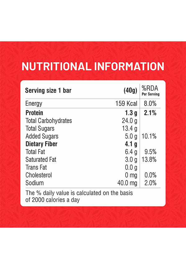 Wellness Berry Delite Fruit Filled Fiber Bar – thumbnail 5