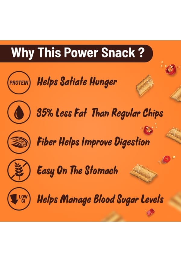 Max Protein Chips - Peri Peri [Pack Of 3] – thumbnail 3