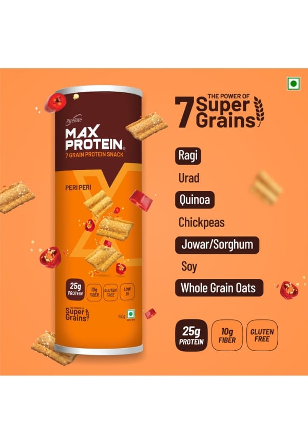 Max Protein Chips - Peri Peri [Pack Of 3] – thumbnail 4