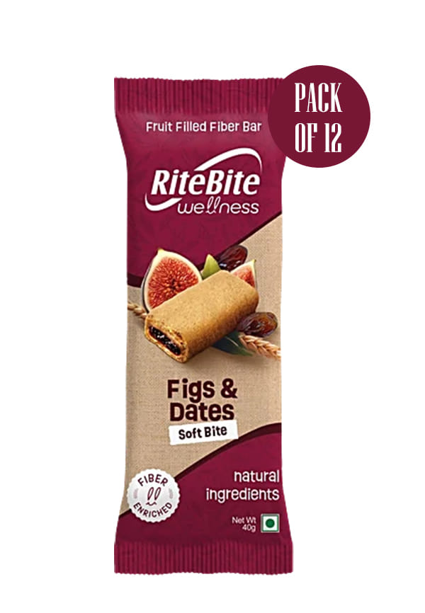 Wellness Fig & Date Fruit Filled Fiber Bar