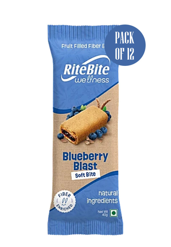 Wellness Blueberry Blast Fruit Filled Fiber Bar