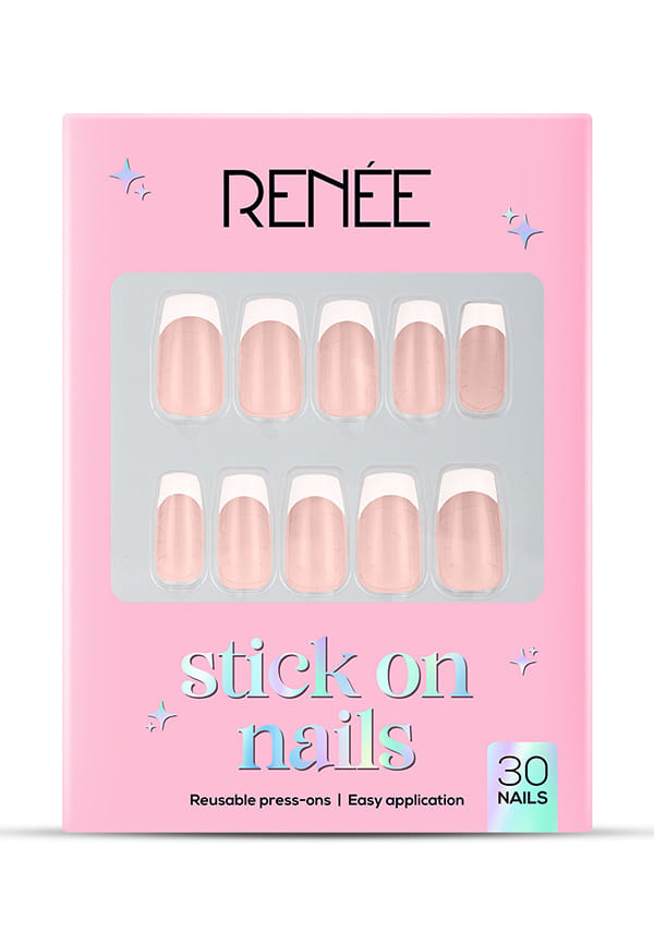 Stick On Nails French Nails