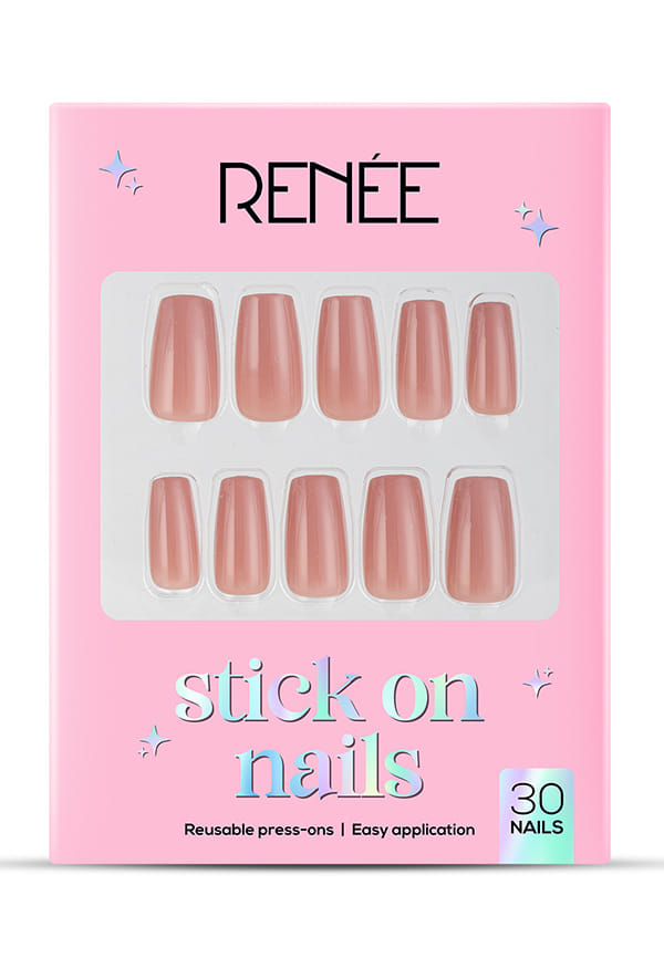 Stick On Nails Glossy Nails