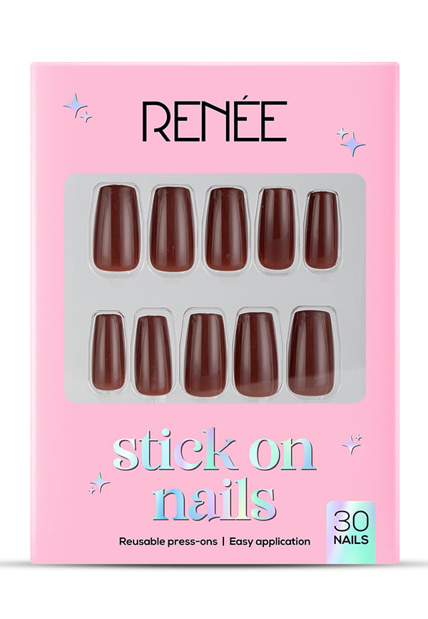 Stick On Nails Glossy Nails