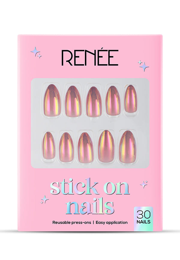 Stick On Nails Holographic Nail