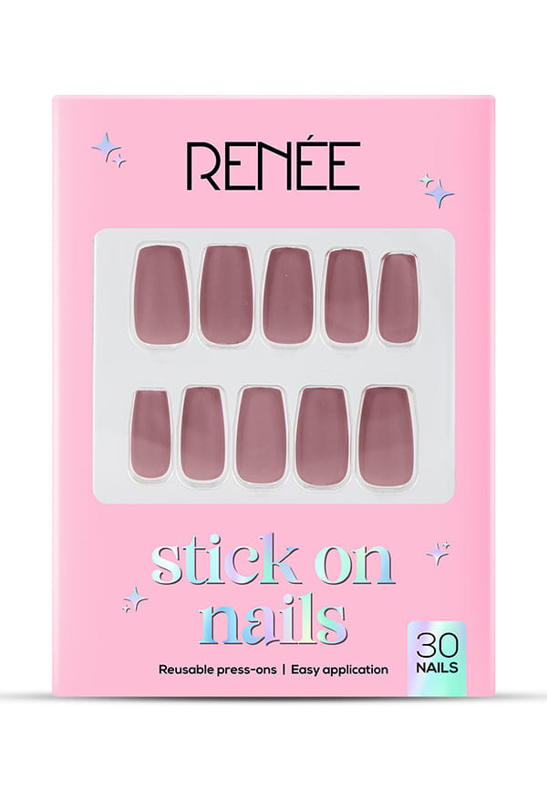 Stick On Nails Matte Nails