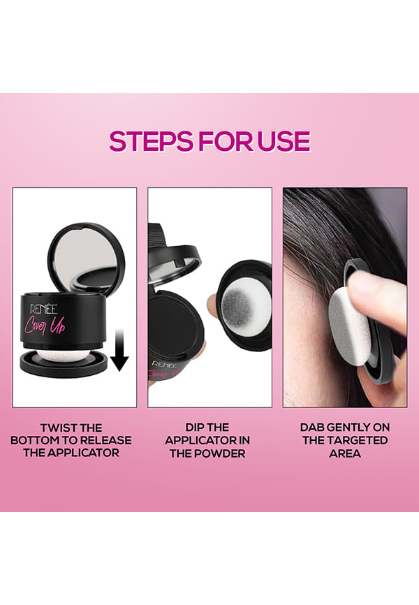 Cover-Up Hair Powder, Instantly Covers Grey Roots & Bald Spots – thumbnail 4