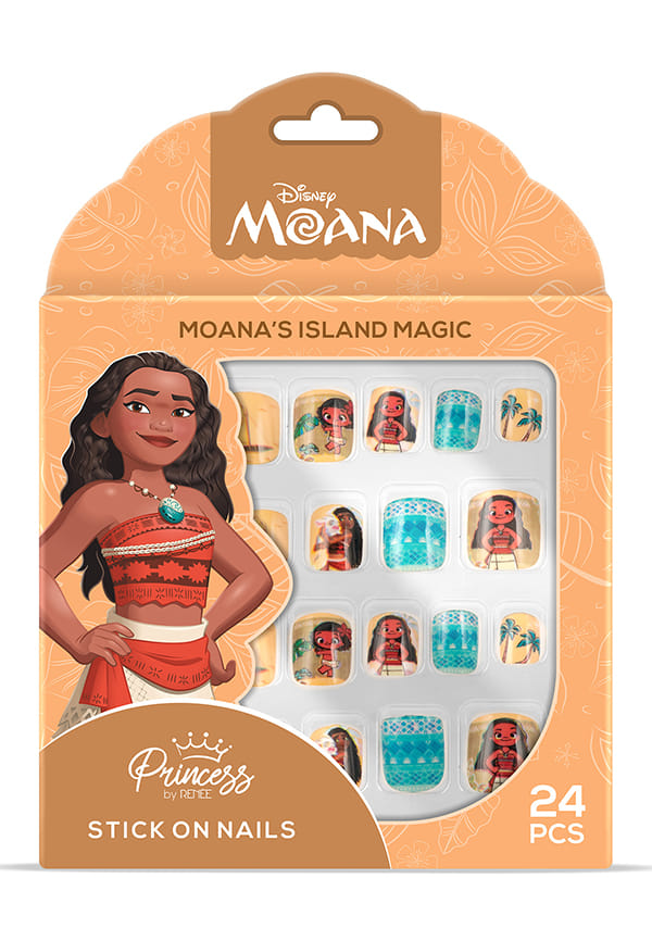 Disney Princess By Stick On Nails- Moana's Island Magic