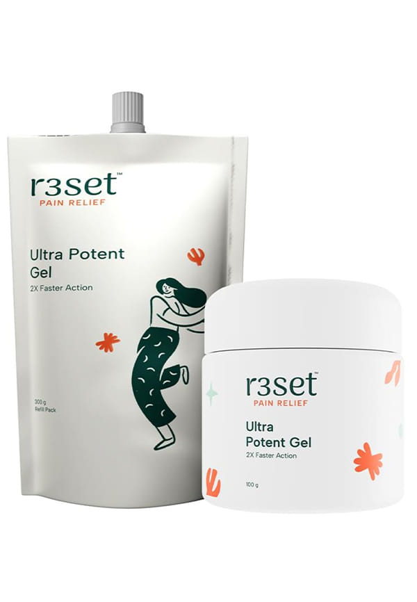 Ultra Potent Pain Relief Gel & Refill Combo