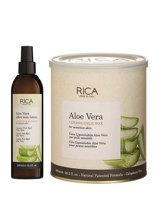 Aloe Vera Liposoluble Hair Removal Wax & Aloe vera After Wax Lotion
