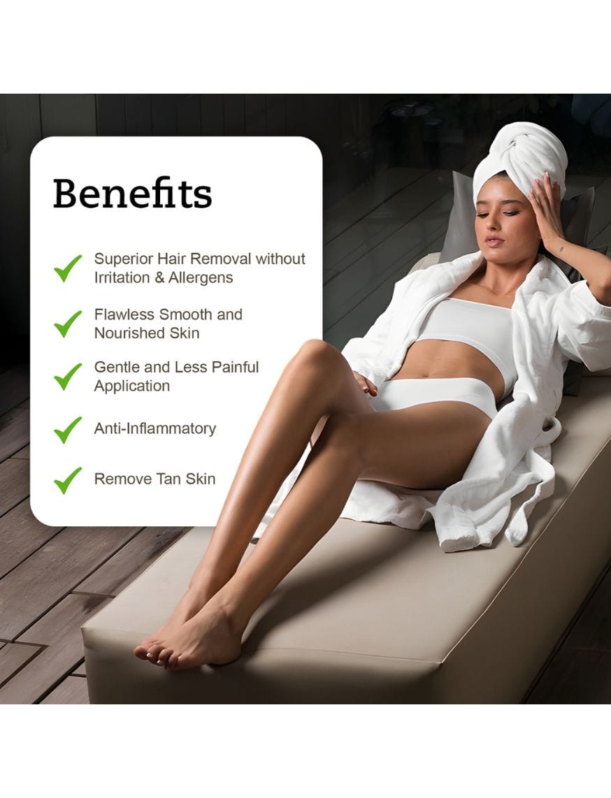 Brazilian Liposoluble Hair Removal Wax & Aloe vera After Wax Lotion – thumbnail 2