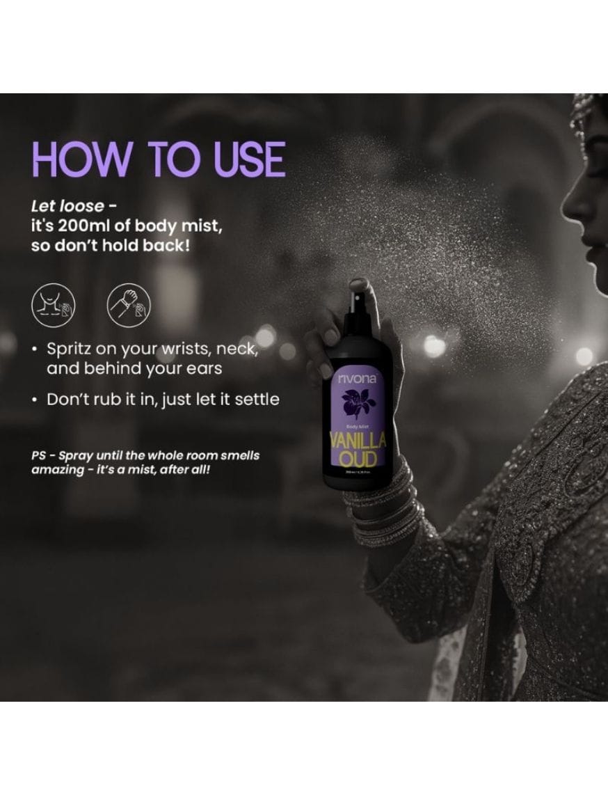 Vanilla Oud Body Mist Fragrance – thumbnail 4