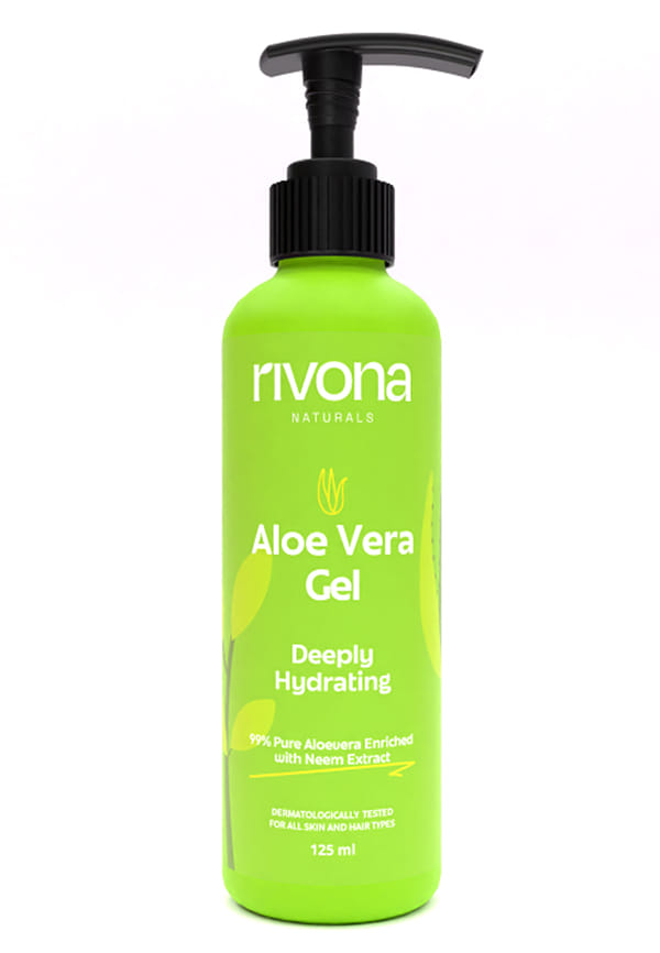 99% Pure Aloe Vera Gel with Neem for Hair and Skin