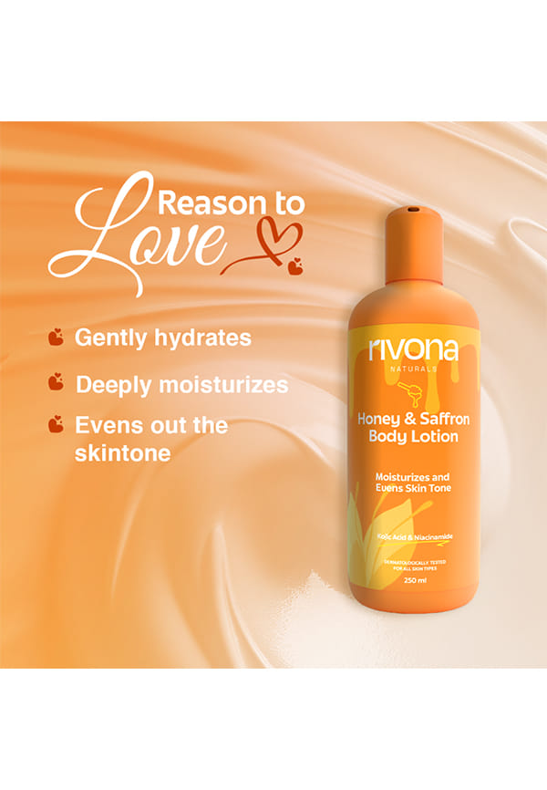 Honey & Saffron Body Lotion | 2% Kojic Acid Natural – thumbnail 2