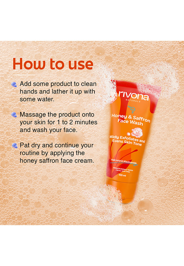 Honey&Saffron Facewash for De-pigmentation – thumbnail 3