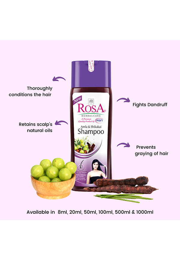 Amla & Shikakai Shampoo with Reetha and Natural & Herbal ingredients – thumbnail 2