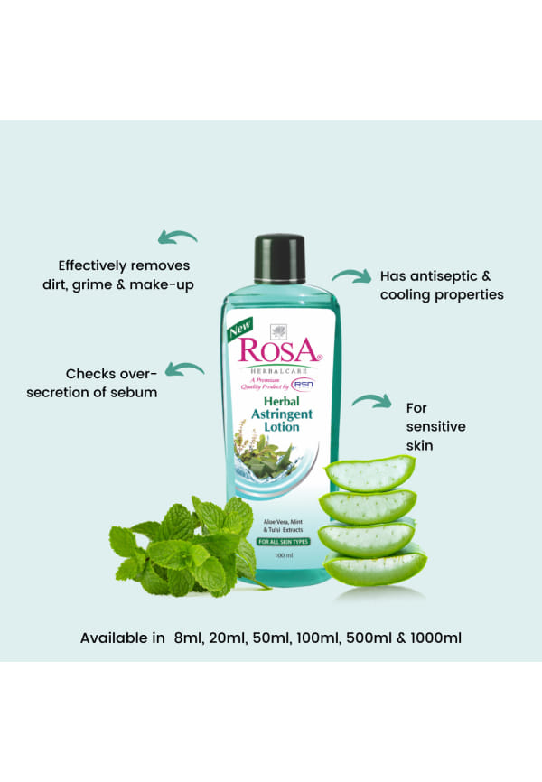 Astringent Lotion With Aloevera , Mint & Tulsi For Men – thumbnail 2