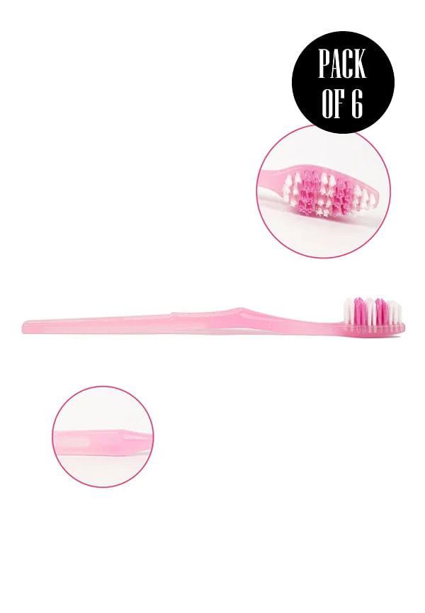 Single Colour Medium Brush I Ultra Care Soft Bristles Manual Toothbrush
