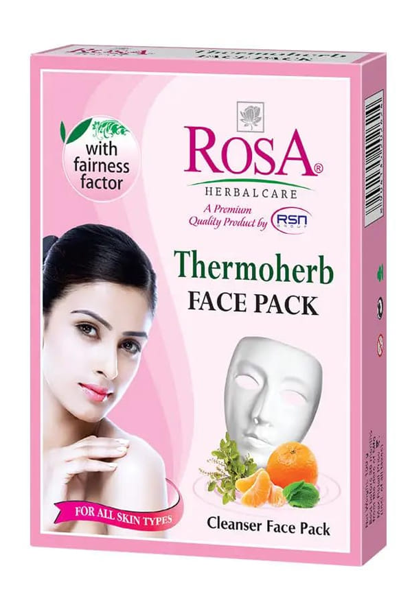 Thermoherb Cleanser Face pack with Turmeric Powder I Aged, damaged & Wrinkle skin