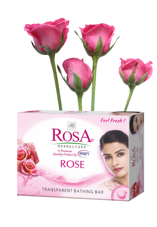 Transparent Rose & Glycerin Gel Soap, Skin Conditioners For Moisturized Skin