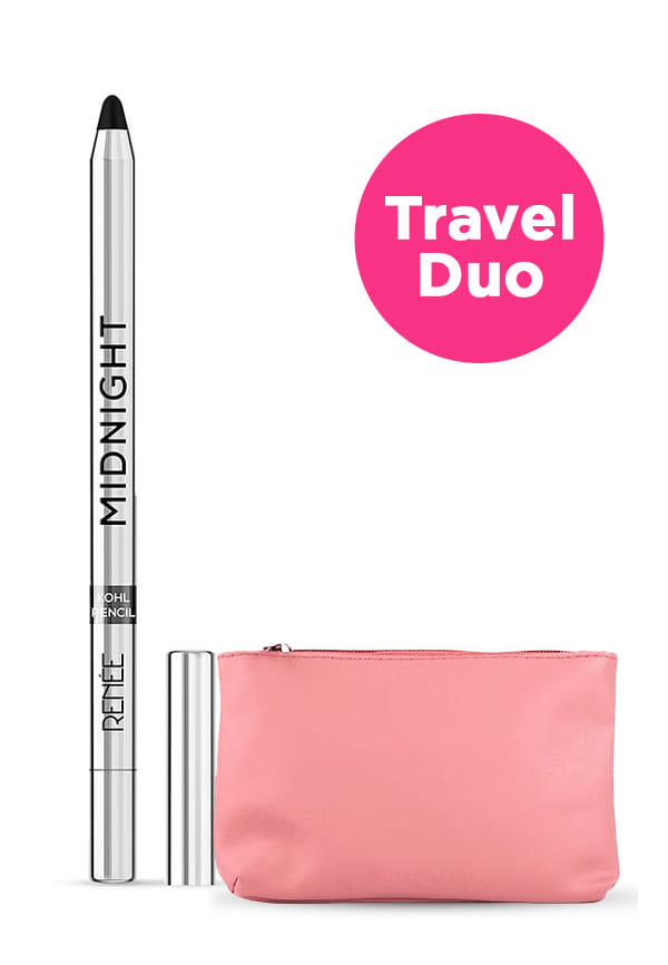 Midnight Kohl Pencil – 24H Long + Makeup Pouch Midnight Kohl Pencil – 24H Long + Makeup Pouch