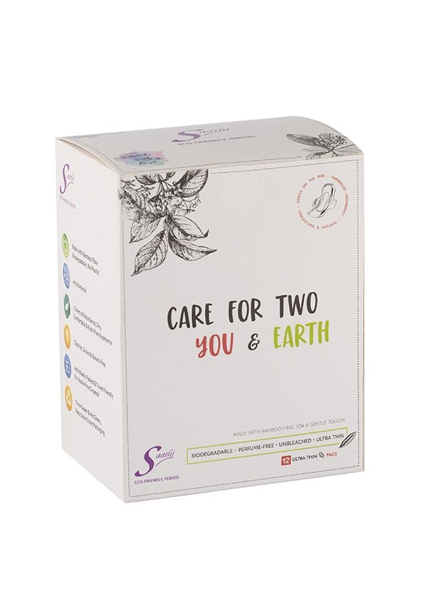 (4REG + 4XL+ 4ON) Bamboo Fibre Biodegradable Sanitary Pads