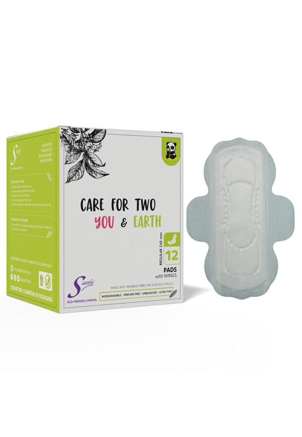Biodegradable Bamboo Regular Pads