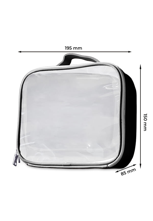 Travel Pouch Kits Essentials Bag See Through Make Up Organiser Toiletry Kit – thumbnail 3
