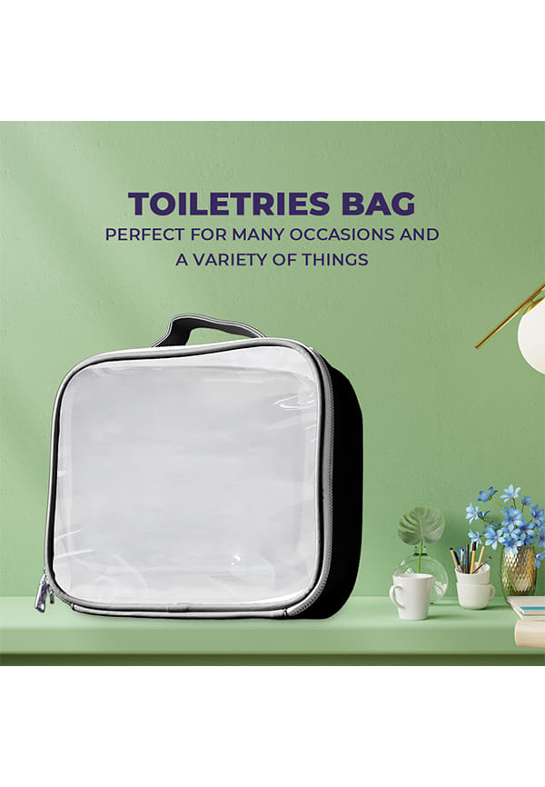 Travel Pouch Kits Essentials Bag See Through Make Up Organiser Toiletry Kit – thumbnail 4