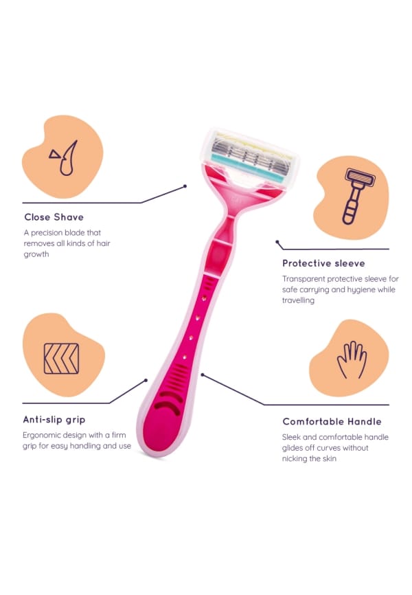 Coco Butter Body Razor For Pain-Free Full-Body Hair Removal – thumbnail 4