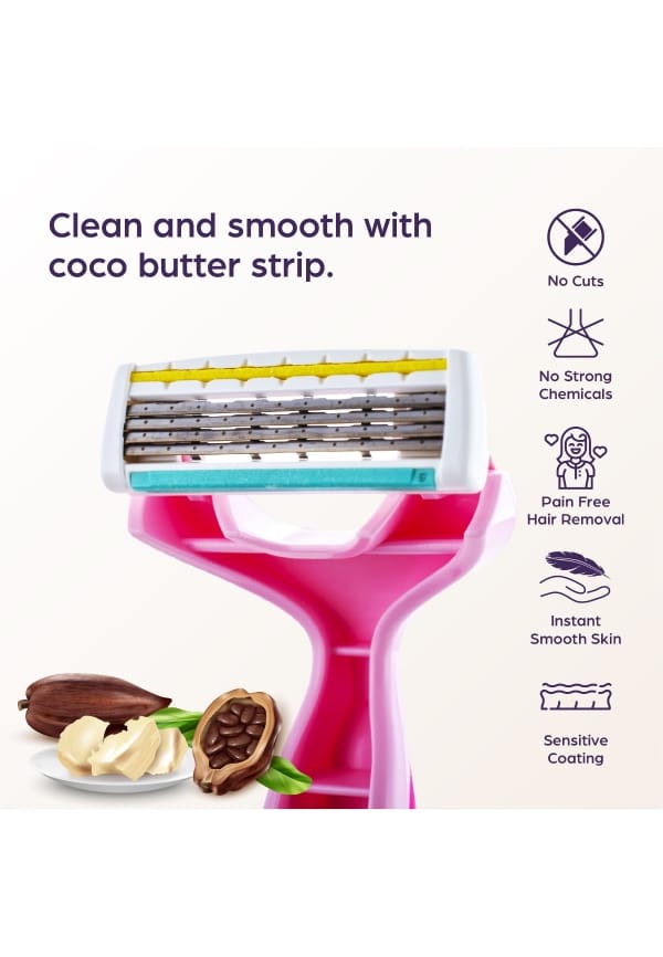 Coco Butter Body Razor For Pain-Free Full-Body Hair Removal – thumbnail 5
