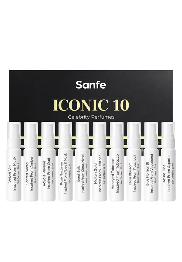 Iconic 10 Celebrity Perfume Set