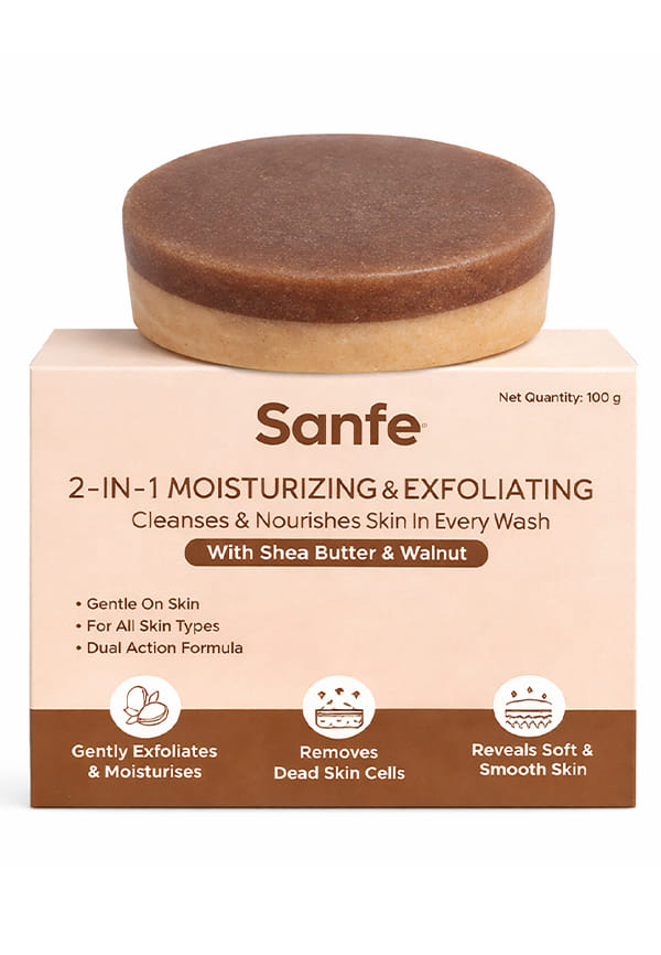 2-In-1 Moisturising & Exfoliating Soap