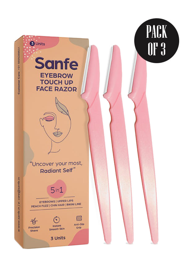 Reusable Eyebrow Touch Up Hair Removing Face Razor For Women