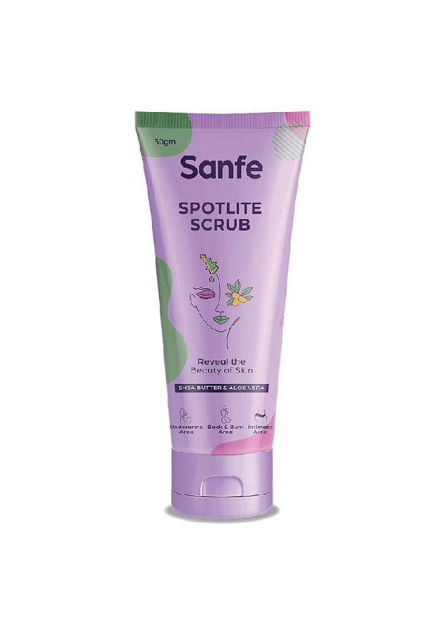 Dark Spot Sensitive Body Scrub For Dark Underarms, Inner Thighs and