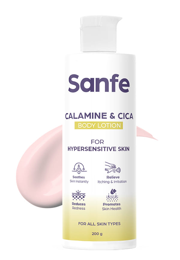 Calamine & Cica Body Lotion | For Itching, Irritation, Redness, Dryness