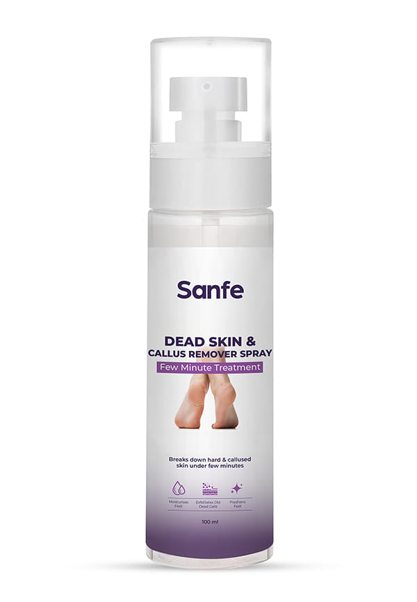 Dead Skin & Callus Remover Spray | with Urea, Lactic Acid | Removes callus & dead skin | Moisturizes, Freshens, Exfoliates, Cleanses