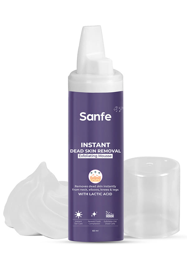 Instant Dead Skin Removal Exfoliating Mousse | Visibly Removes Tan, Exfoliation in Minutes | For Smooth & Bright Skin Instant Dead Skin Removal Exfoliating Mousse | Visibly Removes Tan, Exfoliation in Minutes | For Smooth & Bright Skin