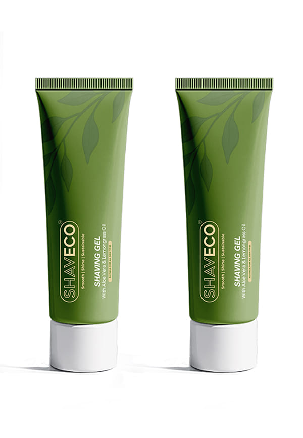 Natural Shaving Gel with Aloe Vera & Lemongrass
