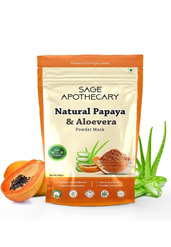 Natural Papaya & Aloevera Powder Mask