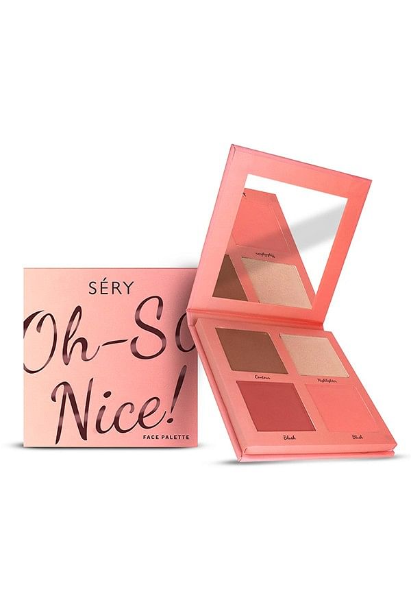 Face Make up Palette, 3 in 1 highlighter, contour, blush