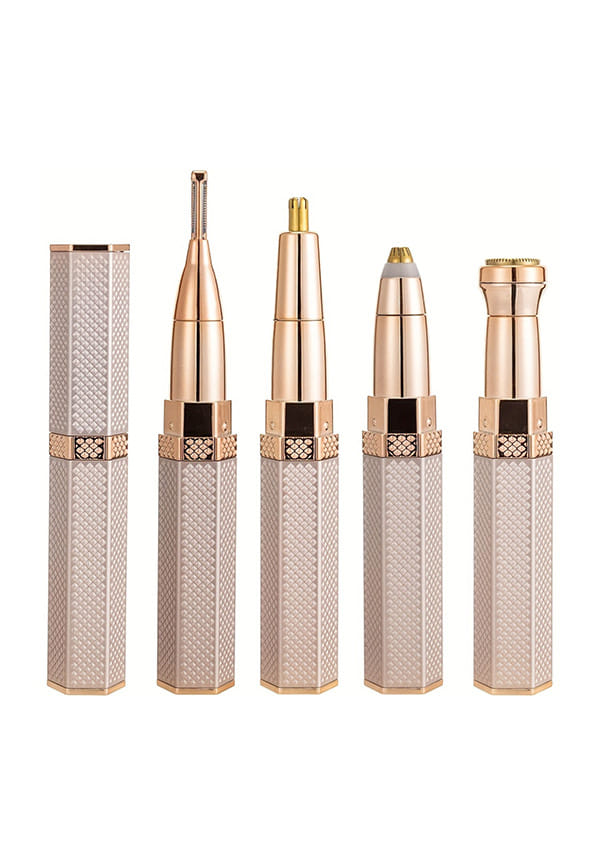 Signaxo Define 4-in-1 Rechargeable Eyebrow Trimmer For Body Bikini Facial Hair Removal for women