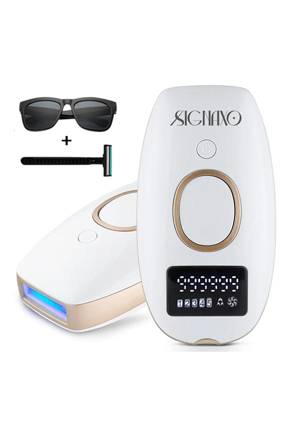 Signaxo Flow IPL Permanent Laser Hair Removal Device Machine With 9,99,999 Flashes for At-Home Use