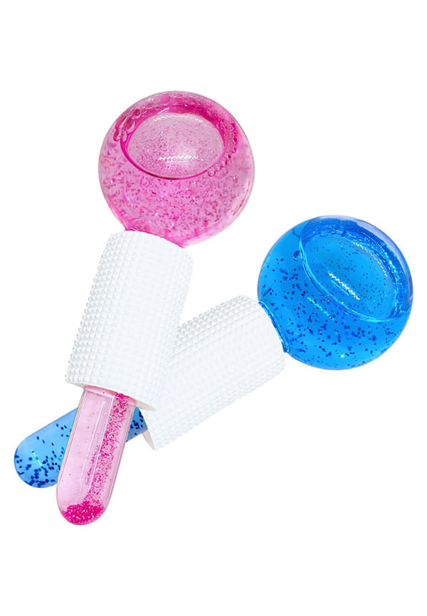 Signaxo Frost Facial Ice Globes Roller Massager For Depuffing, Skin Tightening Assorted Color